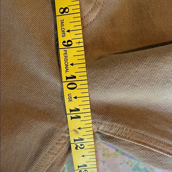 Gap | 2022 Tan Cheeky High Rise Straight Denim Jeans Size 10 Fall Neutral - Picture 12 of 13
